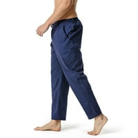 Viadha muške pamučne pantalone sa elastičnim strukom vunenike dnevne casual pantsstraight hlače sportske