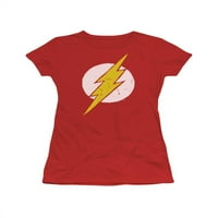 Justice League of America DC stripovi Flash uznemiren logo JRS čista majica