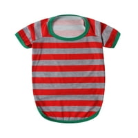 Porodica podudaranje božićne pidžame Postavite crtani vrhovi Stripe hlače za spavanje za djecu za kućne