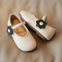 SimplSygeni za bebe kožne cipele za djevojke Bež debele dno princeze casual cipele za čišćenje meko