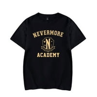S. Drama srijeda Addams majica Unise Cool Nevermore Academy Ljetne žene Muškarci Tee