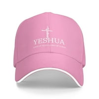 Yeshua Isus Christian Casquette ružičasta Jedna veličina podesiva snapback šešir
