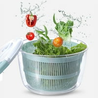 Kuhinjska salata spinner-ručna salata Spinner sa sigurnosnom zaključanom poklopcem i ručka - jednostavan