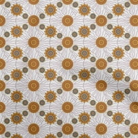 Onuone Georgette viskoza gamboge žuta tkanina azijska blok haljina materijala tkanina za ispis tkanine