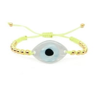 Toyella Big Eye Glass narukvica žuta