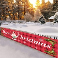 Odmor na baneru na carinca - božićni baner na otvorenom - 98.42x, božićni prednji trijem, božićno dvorište