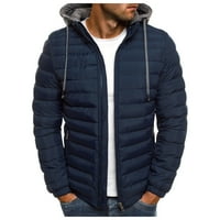 Muška jesen i zimski slobodno vrijeme plus veličine Zip džep pamučni jaknski kaput gornja bluza jakna