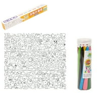 Dječja crtač Diy Papir za crtanje papira za punjenje boja za djecu
