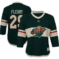 Toddler Marc-Andre Fleury Green Minnesota Wild Home Replica Player Jersey