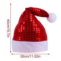 Ertutuyi Božić Santa šešir, klasični Crveni božićni odmor