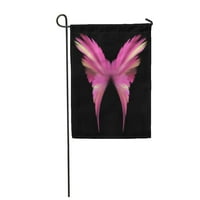 Pink Angel Sažetak Plavi leptir osjetljiv krila Fairie Fantasy Garden Zastava Dekorativna zastava Kuća