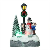 Božićne svjetlosne za zagradnje minijaturne lutke kućni komplet božićne ukrase za rođendan božićni pokloni