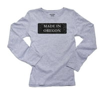 Kuk izrađen u Oregonu State Siva majica s dugim rukavima