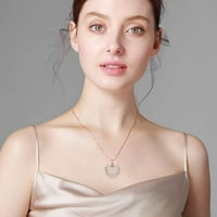 Angel Love dama ogrlica Privjesak ogrlica nakit nakit Godišnjički poklon ružičasta zlato jedna veličina
