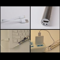 Lampica olovke sa USB kablom za punjivu malu svijetlu penlight mini LED olovku Svjetiljka Pocket Svjetiljka
