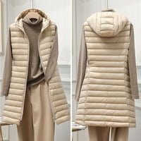 Augper modne žene Zimska topla kapuljača WADDED jakna stilska lagana jakna za kaput