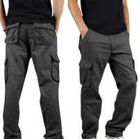 Muške taktičke ripstop teretne hlače Multi-džepne velike i visoke lagane planinarske radne pantalone