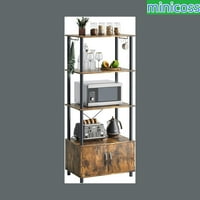 Stalak za pekare sa skladišnim ormarićem 4-tier Mikrovalna pećnica za male kuhinje sa crtama sa HITCH-om