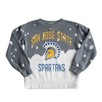 Omladinski gamedani Couture Grey San Jose State Spartans FADED CREWNECK Pulover TOP