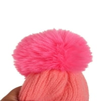 Dječji vuneni šešir čvrste boje pletene kapu eumufe za šešir hat beanie