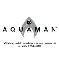 Aquaman Movie Ocean Master Chibi Lik Antikvan ovalni šarm Odjeća torbica kofer ruksak patent zatvarač