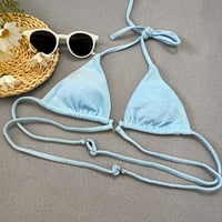 Ženska Split kupaći kupaćim kostimima, temperamentni temperament u boji visokih struka Bikini