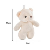 Mini plišani medvjedi igrači mali privjesak slatka medvjeda lutka mekana punjena igračka