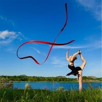 Plesna vrpca ritmička umjetnost gimnastički baletni streamer twirling rod sportska vruća prodaja w2z1
