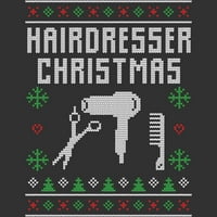 Božićni ružni džemper muški ugljen heather siva grafički tee - dizajn od strane ljudi 5xl