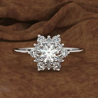 Prsten za žene Modna princeza Diamond Bride Weddise Par obećava Angažovanje obljetnice nakit za Valentinovo