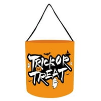 Hernalise Halloween platnene platnene točke za trik ili liječenje 9,8 9,1 Halloween Candy torbe za grickalice