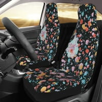 Cour Seat Cover Šarena boja Univerzalni automobil prednji poklopac sjedala za automatsko sjedalo za
