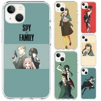 Anime Spy Porodična mekana futrola za iPhone Pro MA XS XR PRO Mini Plus Clear Cover