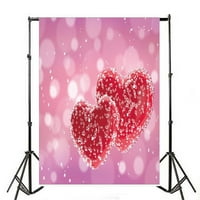Mohome slatko ukras u obliku srca 7x5ft Bokeh Specle Valentinovo ljubavnik Dating Gifts Sweet Love Godišnjica