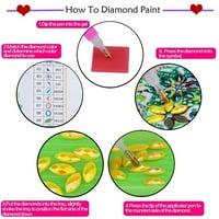 Virmaxy prodaja Dijamanti za posebne oblike Slikanje DIY 5D Djelomične bušilice Cross Stitch Kits Crystal