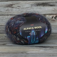 KIT Kit Šareni alpakawol ručno pleteni džemper šal šalca u gustinoj vuni