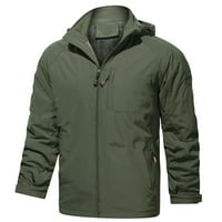 HVYesh Fall dodaje kapuljaču s kapuljačnim jaknom za muške lagane vjetroelektrane kišne jakne u planinarenje