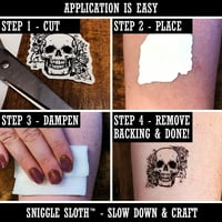 Llama sa šalnom vodootpornom privremenom tetovažom za tetovažu lažne umjetničke kolekcije - smeđa