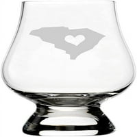 South Carolina Heart navodi da je 6,5oz Glencairn viski staklo