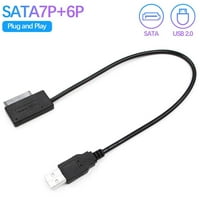 2. DO SATA kabl 7+ 13pin vitki linet za tablet laptop Notebook optički pogonski adapterski kabel za