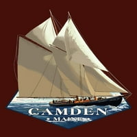Camden, Maine, Bluenose II, Contour