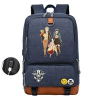 Bzdaisy Spy Porodični ruksak za više džep sa USB punjenjem i 15 '' prelazni pretinac za djecu za djecu