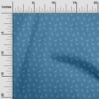 Onuone svilena tabby plava tkanina snježna pahuljica, kapa i čarape tkanina za šivanje tiskane plafne