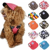 Pet za zaštitu od sunca HATS Multi uzorak opcionalni za pse štene bejzbol šešir sa rupama za uši