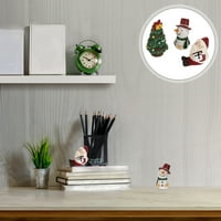 Rosarivae Mini božićne akvarijske ukrase za ukrašavanje smola Micro Pejzaž Xmas tabletop dekor