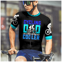 Men Biciklistički dres kratkih rukava Brzo suho puni patentni patentni bicikl odjeća za bicikle sa džepovima