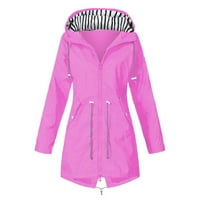 Zimski kaputi jakne za žene čišćenje Ženske pune kišne jakne na otvorenom jakne kapuljač kapuljača vjetra
