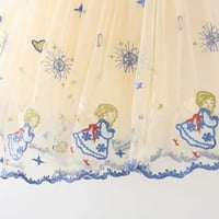 Djevojke toddlera haljine ljetna modna haljina princeze casual tutu mrežasta suknja odjeća za djecu