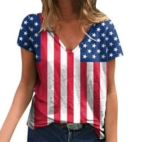 Dan nezavisnosti za žene Ispiši dnevne ljetne košulje za ženske Vretne rezervoar na vrhu američke 4.