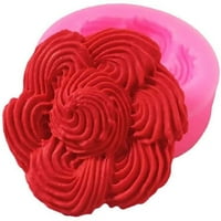 3D silikonski kalupi za svijeće Rose cvjetni DIY CLAY sapun kalup fondant čokoladni kolač šećerni kalupi za kalupe za pečenje alat za uređenje kolača
